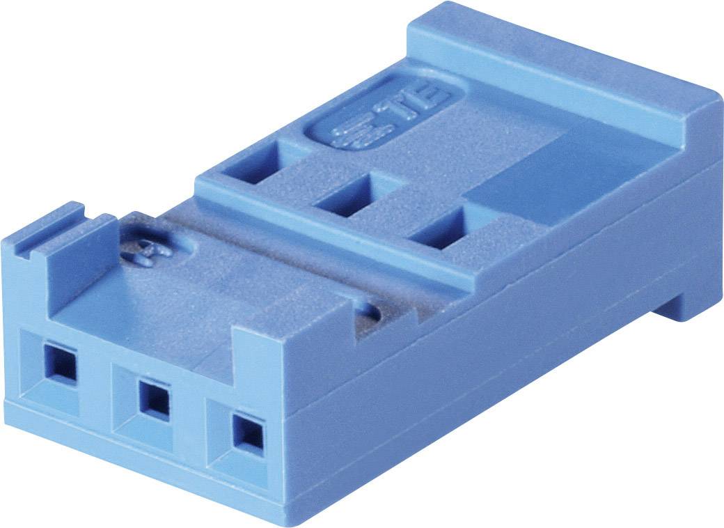 TE Connectivity Boîtier femelle pour câble série AMPMODU HE13/14 Nbr total de pôles 3 Pas: 2.54 mm 281838-3