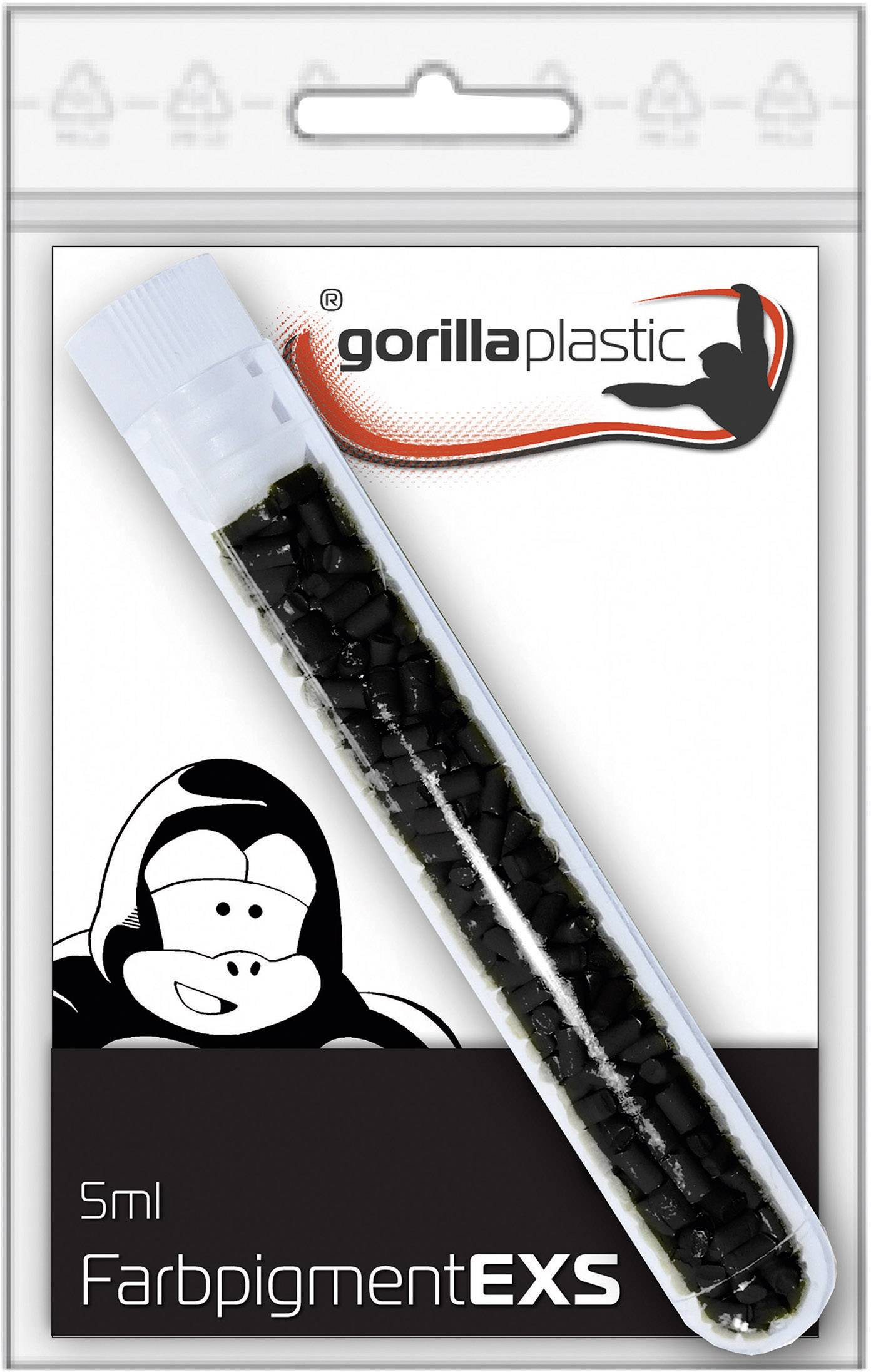 Pigments de couleur pour perles de modelage Gorilla Plastic EXS 00005 noir