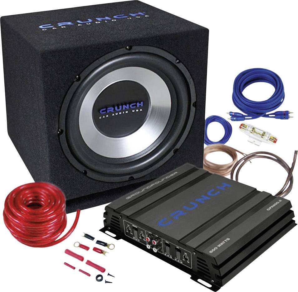 set Hi-Fi pour voiture Crunch CBP500 400 W