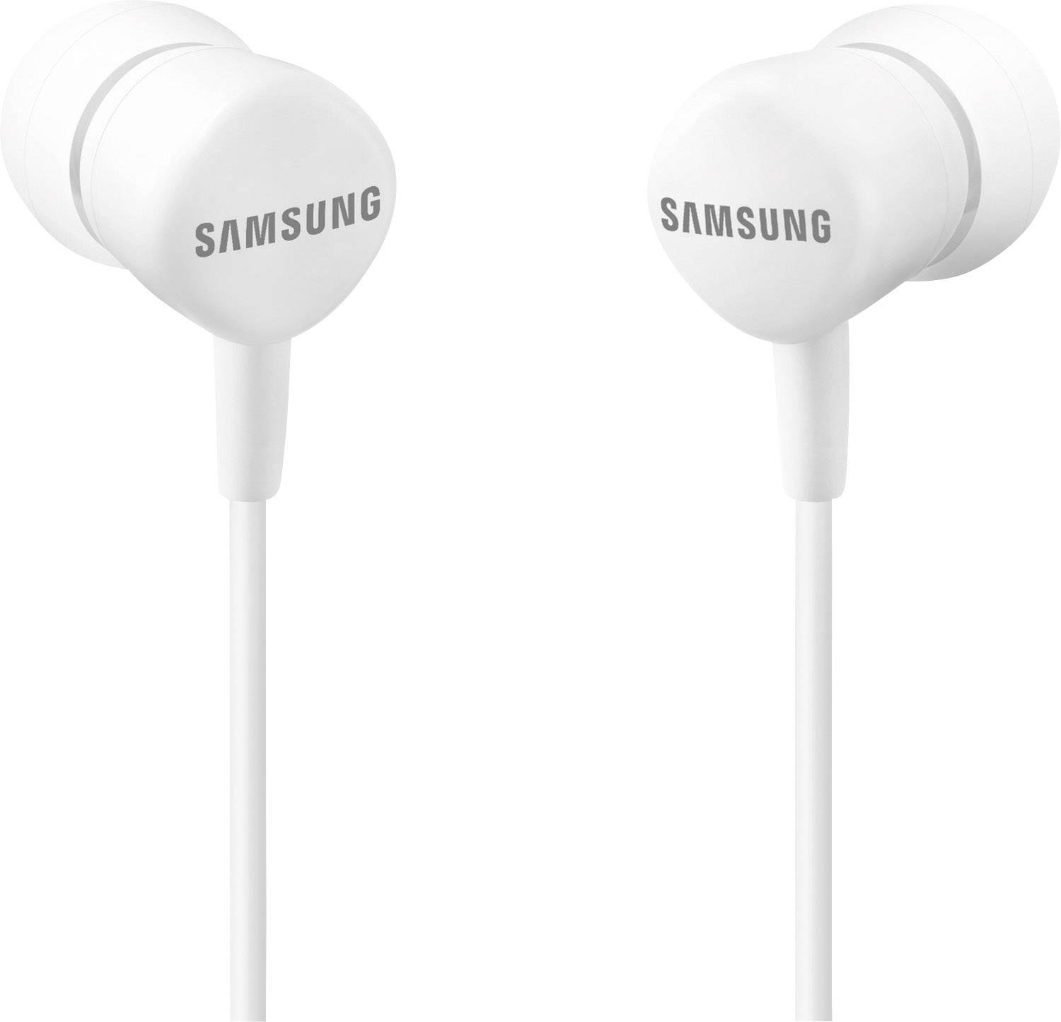 Écouteurs intra-auriculaires intra-auriculaire Samsung EO-HS1303 volume réglable, micro-casque blanc