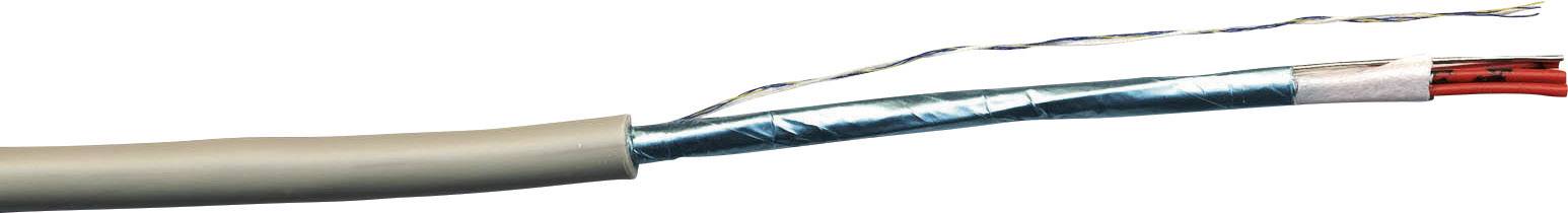 VOKA Kabelwerk 16625300 Câble de données J-2Y(St)Y … St III Bd 4 x 2 x 0.28 mm² gris Marchandise vendue au mètre