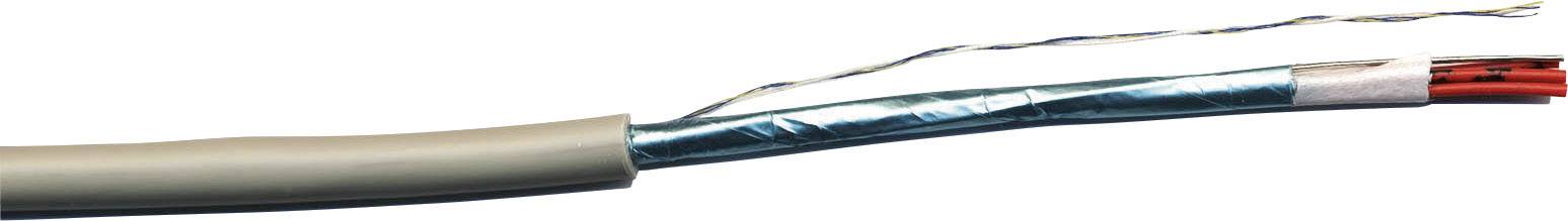 VOKA Kabelwerk 16625400 Câble de données J-2Y(St)Y … St III Bd 6 x 2 x 0.28 mm² gris Marchandise vendue au mètre