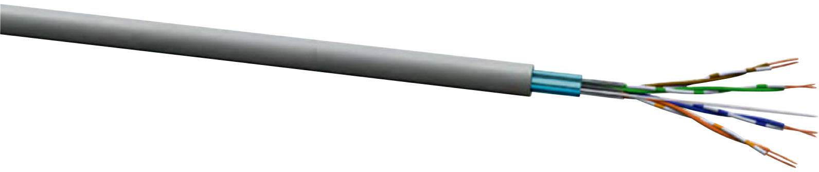 VOKA Kabelwerk 102582-00 Câble réseau CAT 5e F/UTP 4 x 2 x 0.13 mm² gris Marchandise vendue au mètre