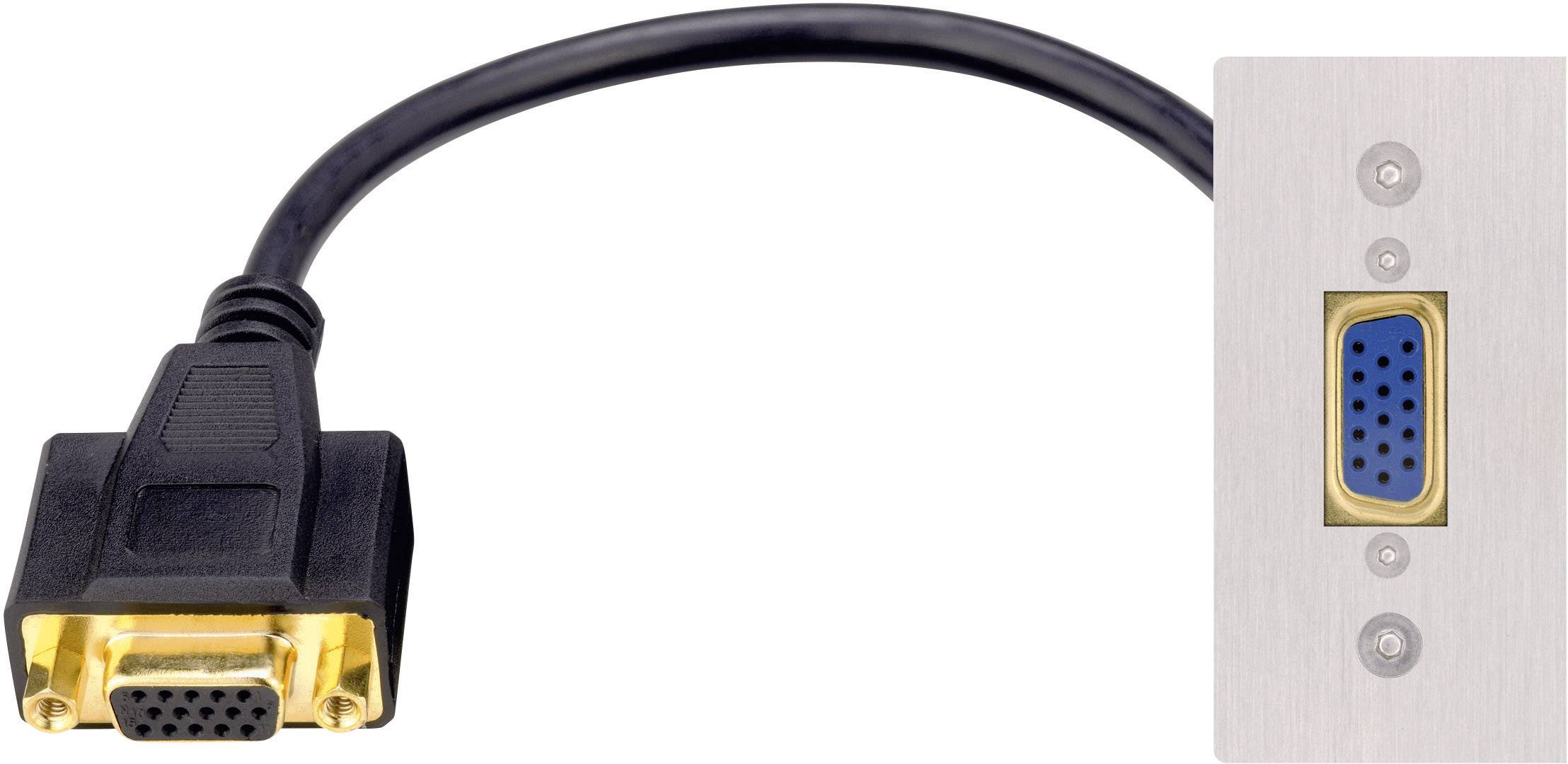 Adaptateur VGA Inakustik 00980127256 [1x VGA femelle - 1x VGA femelle] 25.00 cm noir