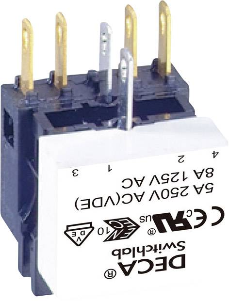 DECA ADA16-B Élément de contact 1 NF (R), 1 NO (T) 250 V/AC 1 pc(s)