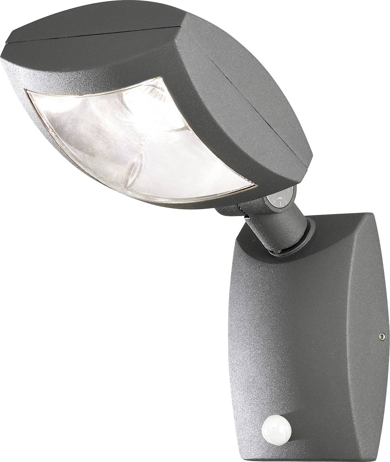 Applique LED extérieure avec détecteur de mouvement Konstsmide Latina Big 7938-370 LED intégrée anthracite