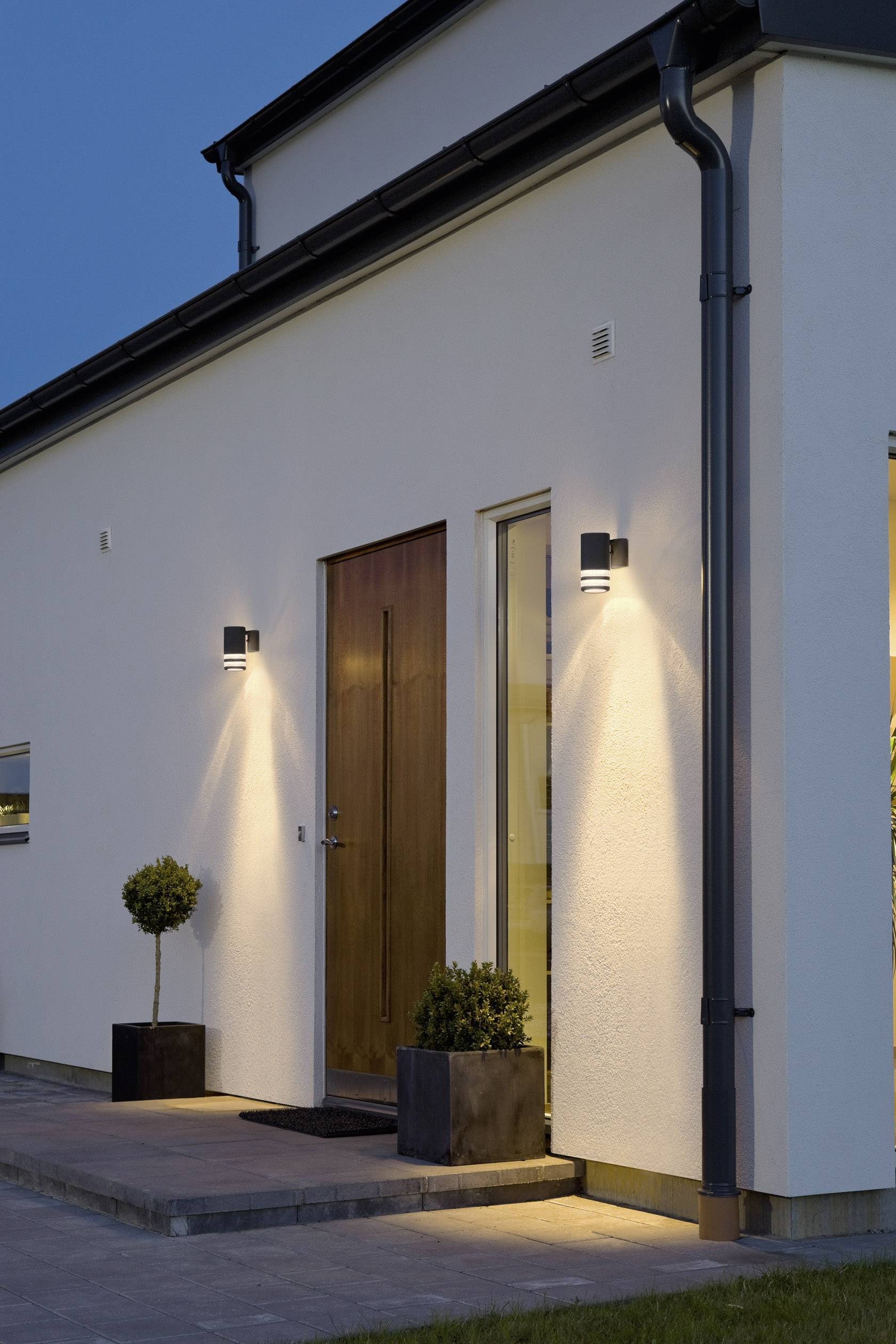 Applique murale extérieure Modena Big GU10 noir 7515-750 Konstsmide