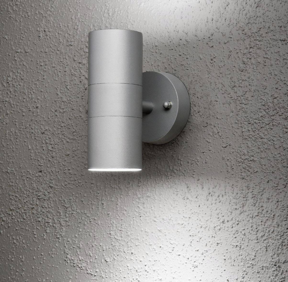 Applique murale extérieure Modena Up & Down Big GU10 gris 7571-300 Konstsmide