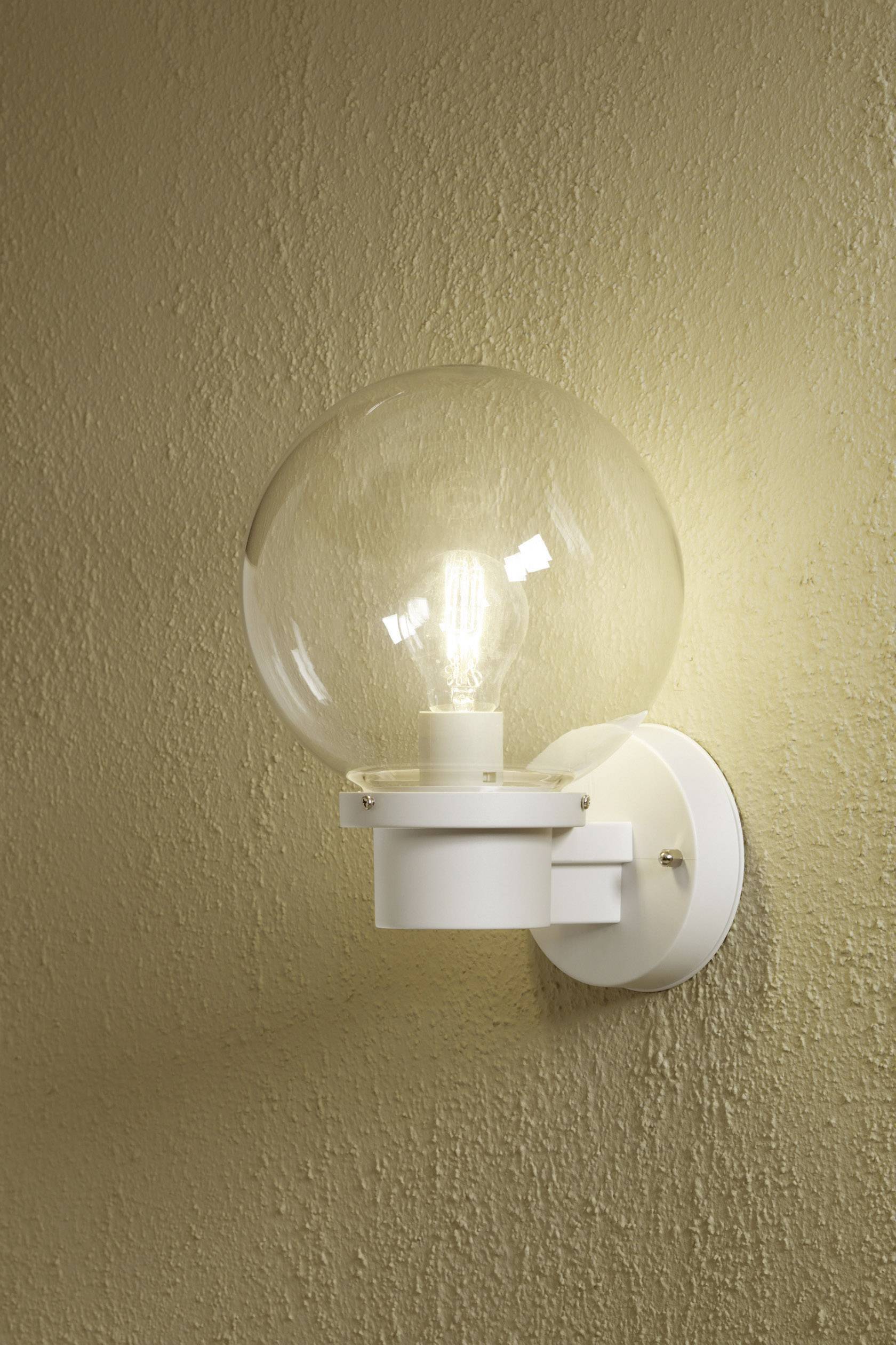 Konstsmide Nemi 7335-250 Applique extérieure Ampoule à économie d'énergie, LED E27 60 W blanc