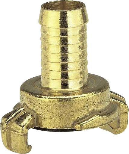 Raccord de tuyau en laiton à trois griffes. Convient pour connecter des tuyaux de manière sûre dans les systèmes hydrauliques.