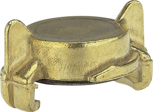 Bouchon de bouteille doré à trois pointes. Conçu comme un système de fermeture pour bouteilles en verre.