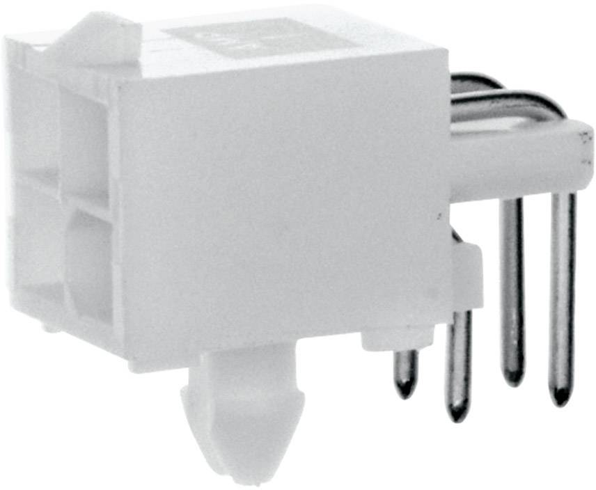 TE Connectivity Boîtier mâle (platine) série Mini-Universal-MATE-N-LOK Nbr total de pôles 4 Pas: 4.14 mm 1-770968-0