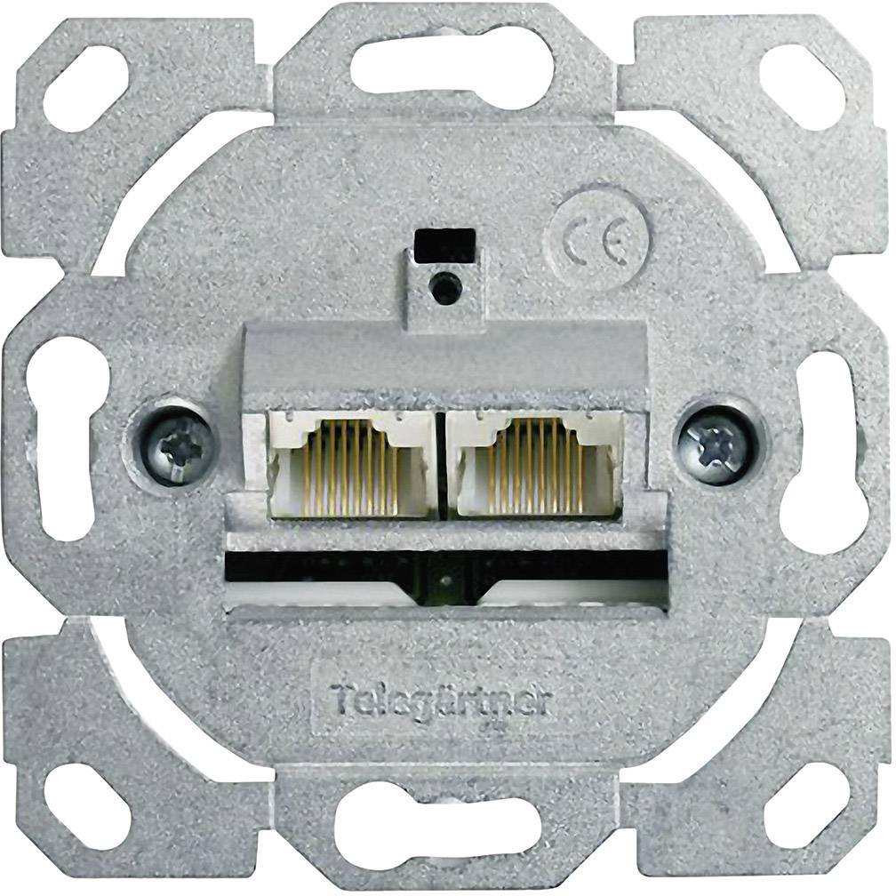 Prise réseau encastré insert CAT 6 2 ports Telegärtner 100022956