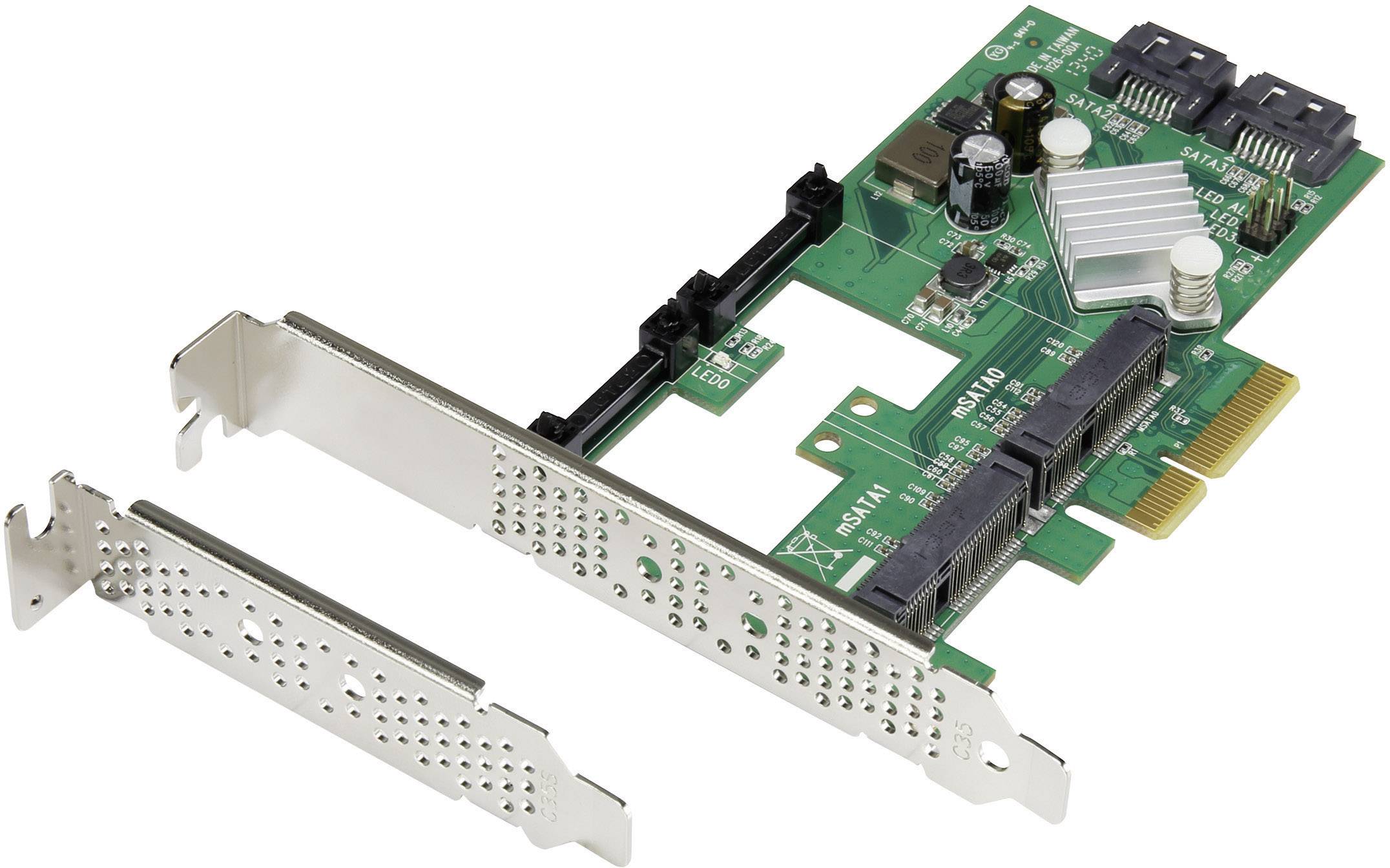 Carte contrôleur SATA III Renkforce PCIe 0+4 ports