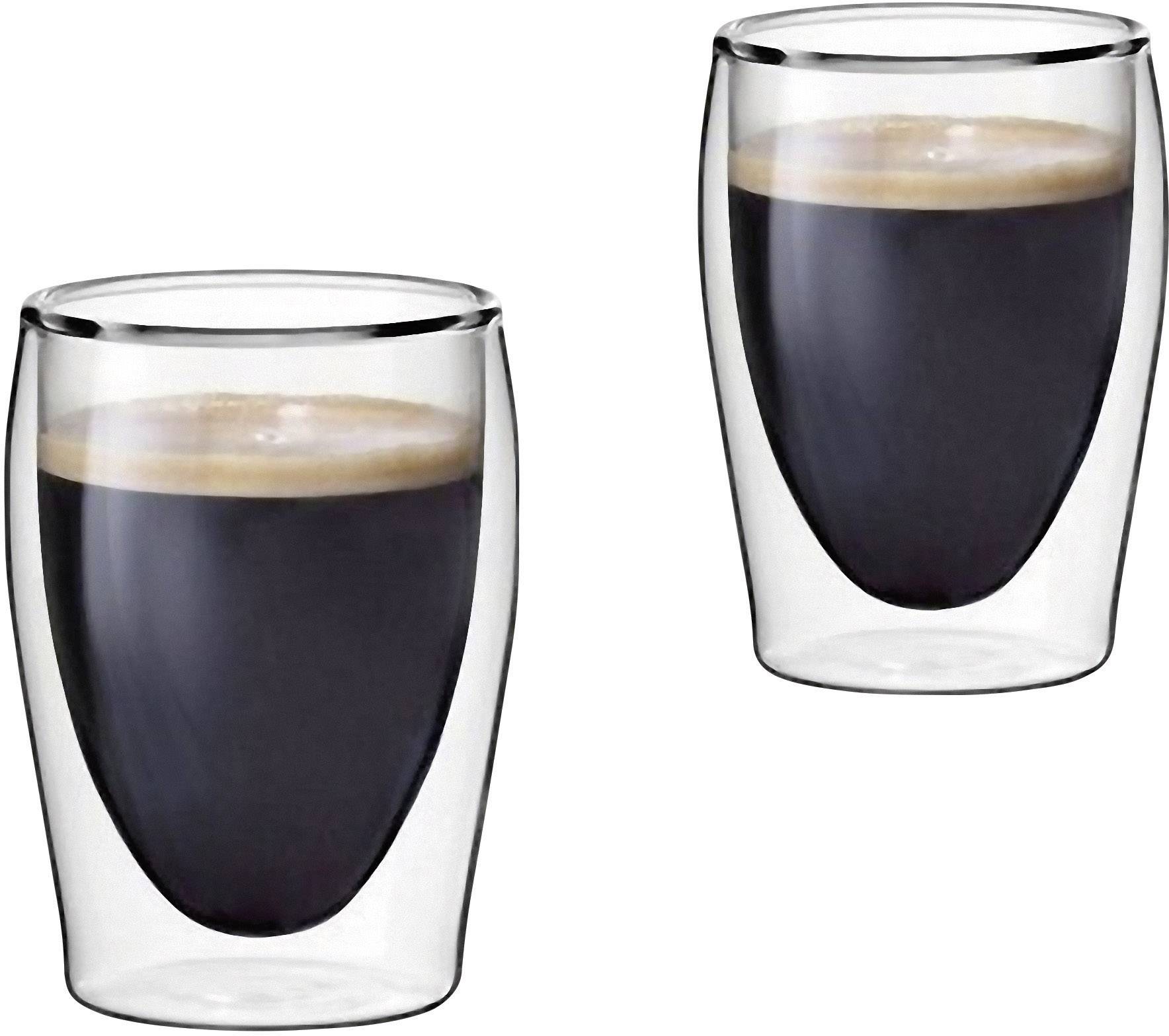 Thermo-Glas Kaffee 200 ml 2 Stück