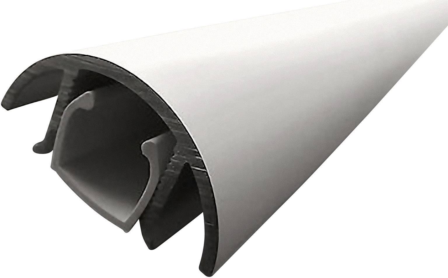 Cache câbles aluminium (L x l x H) 200 x 30 x 15 mm argent (mat, anodisé) Contenu: 1 pc(s) Alunovo MAL-020