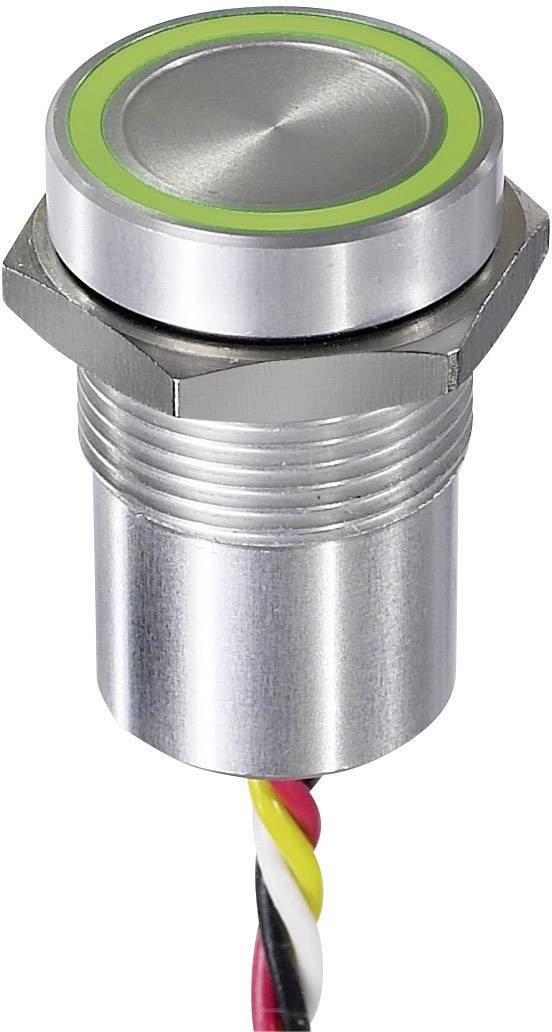 APEM CPB1210000NGSC CPB1210000NGSC Interrupteur sensitif 12 V 0.2 A à accrochage vert, rouge IP68, IP69K 1 pc(s)