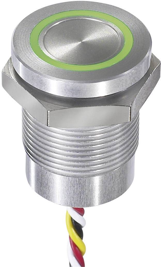 APEM CPB2110000NGSC CPB2110000NGSC Poussoir sensitif 12 V 0.2 A à rappel vert, rouge IP68, IP69K 1 pc(s)