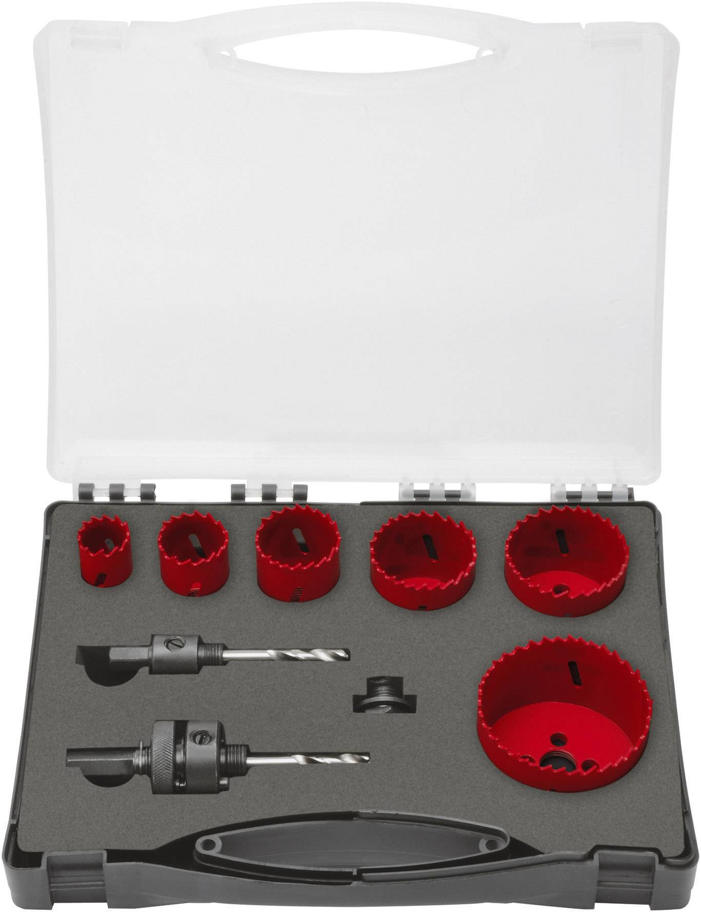 Set de scies-cloches bimétalliques, 9 pièces Exact 70604 9 pièces 1 set