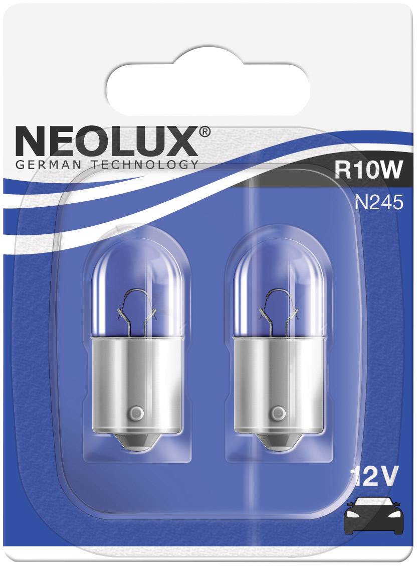 Ampoule de signalisation Neolux N245 Standard R10W 10 W 1 paire(s)