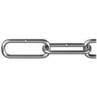 dörner + helmer 171957 Chaîne en acier inox argent acier inoxydable A2 10 m dörner + helmer 171957 Chaîne en acier inox argent acier inoxydable A2 10 m