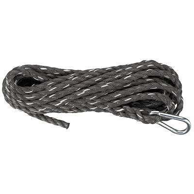 Corde en polypropylène tressée dörner + helmer 190324 (Ø x L) 14 mm x 10 m noir
