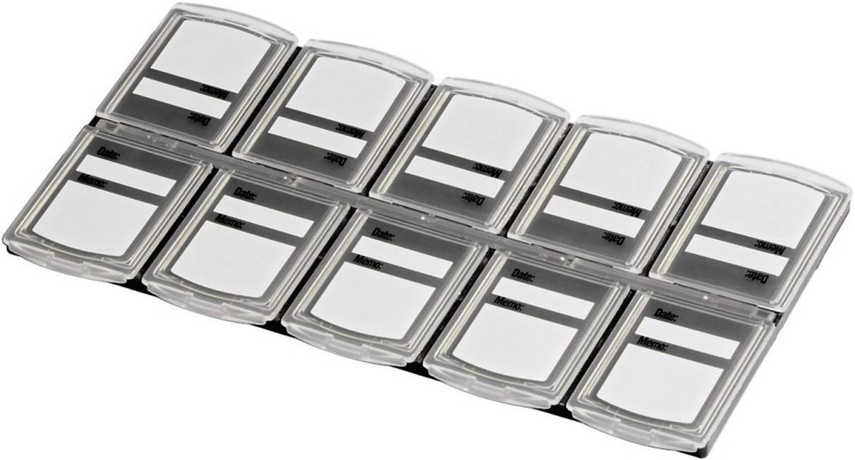 Hama 00095985 Organiseur pour cartes mémoire Carte SD noir