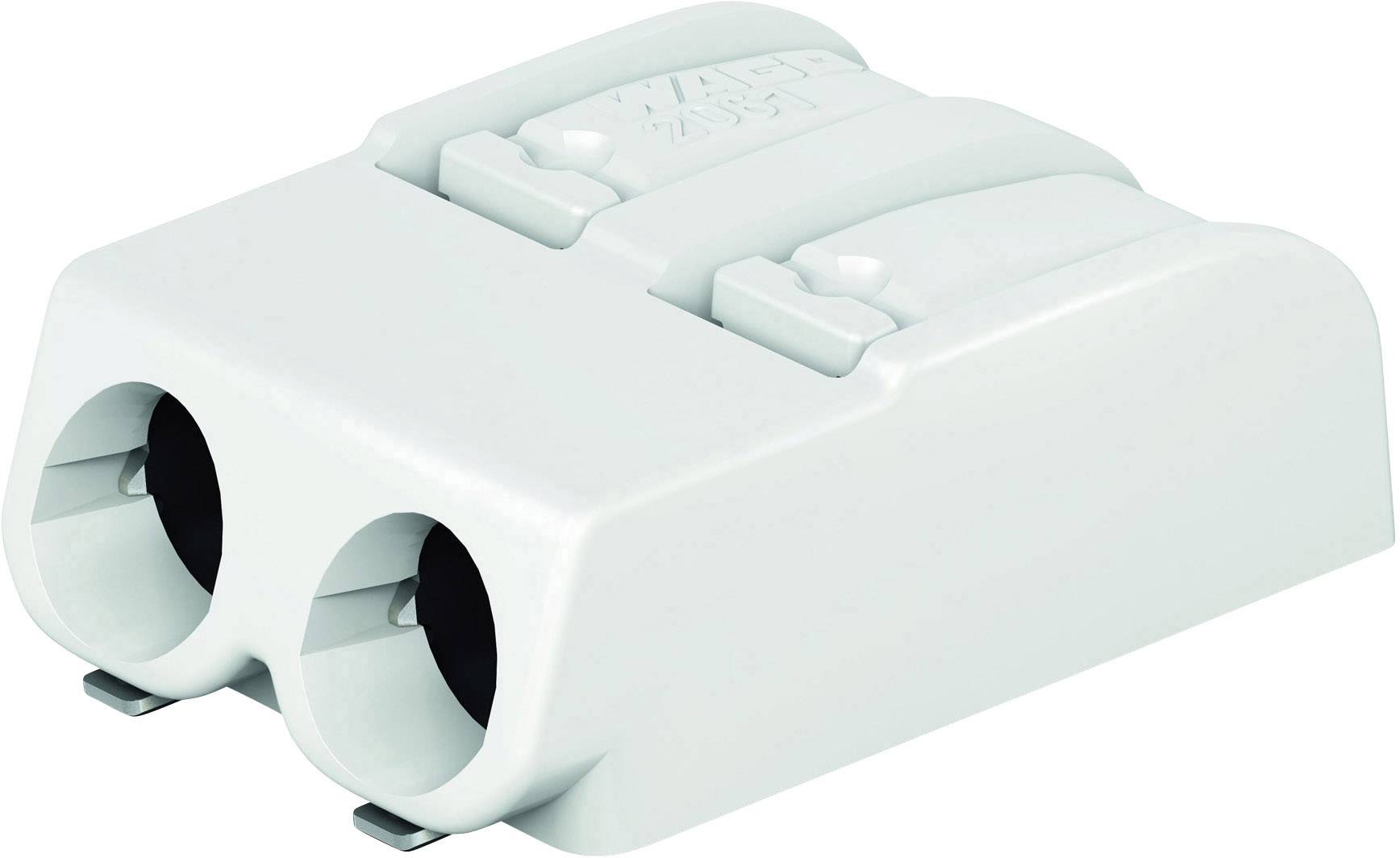 Borne CMS de circuit imprimé WAGO 2061-602/998-404 1.50 mm² Nombre de pôles 2 blanc