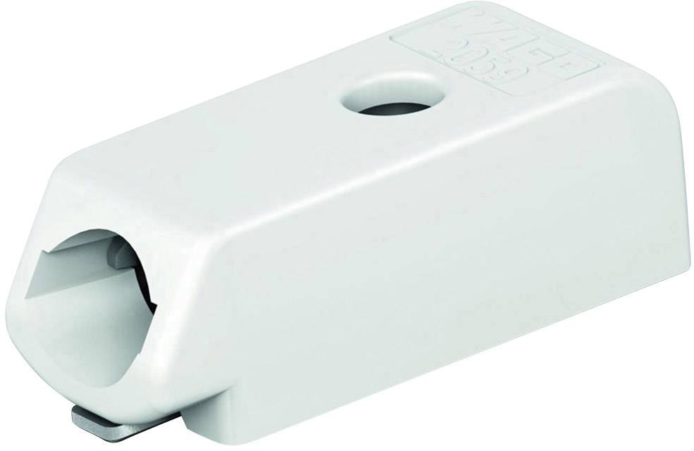 Bornier à ressort WAGO 2059-301/998-403 Nombre de pôles 1 blanc