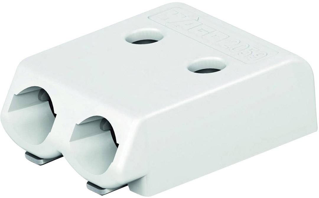 Bornier à ressort WAGO 2059-302/998-403 Nombre de pôles 2 blanc