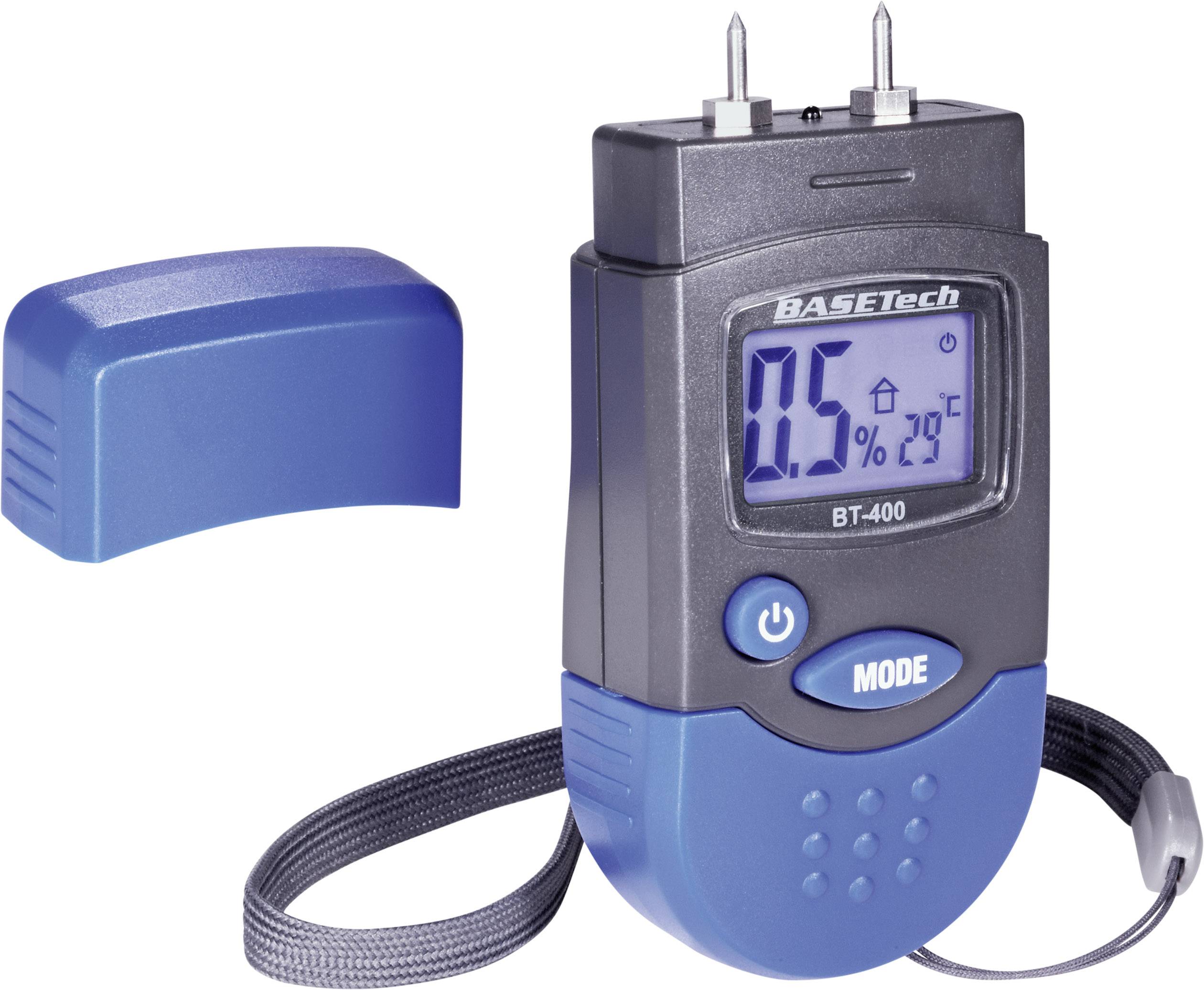 Humidimètre pour matériaux Basetech BT-400 Plage de mesure de l'humidité de construction 0.2 à 2.0 % vol Plage de mesure de