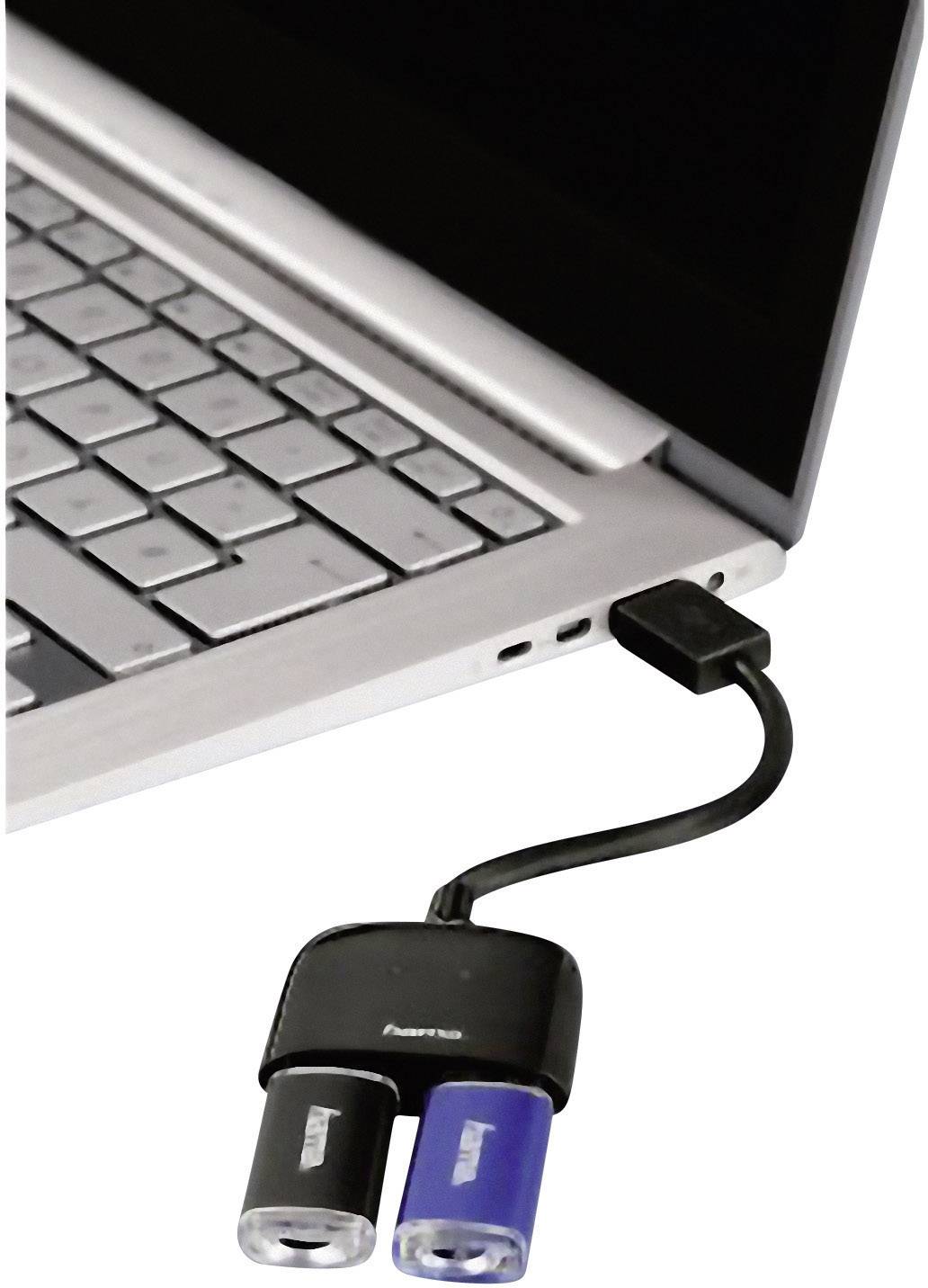 Hub USB 3.0 Hama Mobil 2 ports noir
