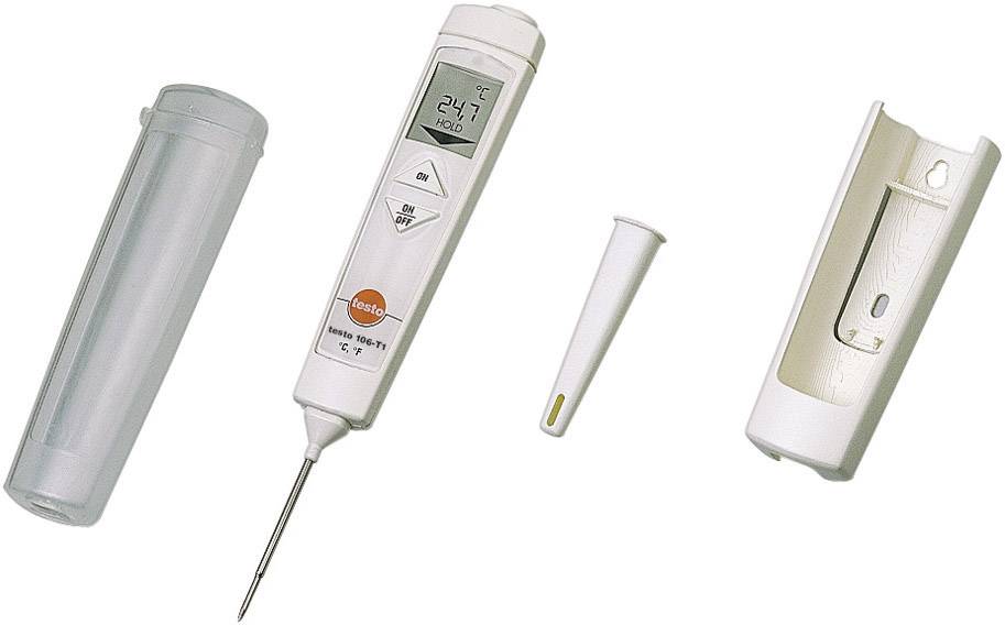 Thermomètre à sonde à piquer (HACCP) testo 106 Set 0563 1063 -50 à 275 °C sonde NTC conforme HACCP