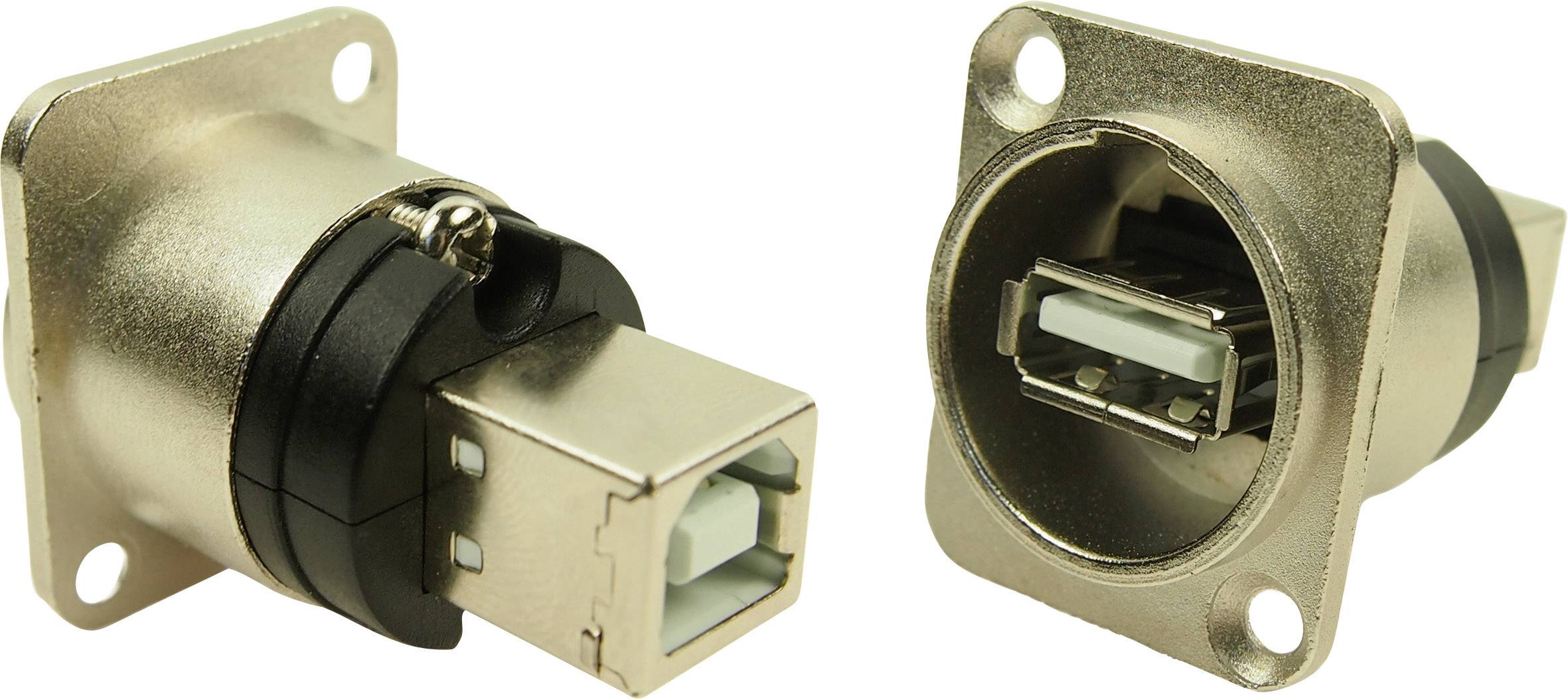 Adaptateur USB B vers USB A forme XLR Cliff CP30110 Adaptateur/prolongateur encastrable Contenu: 1 pc(s)