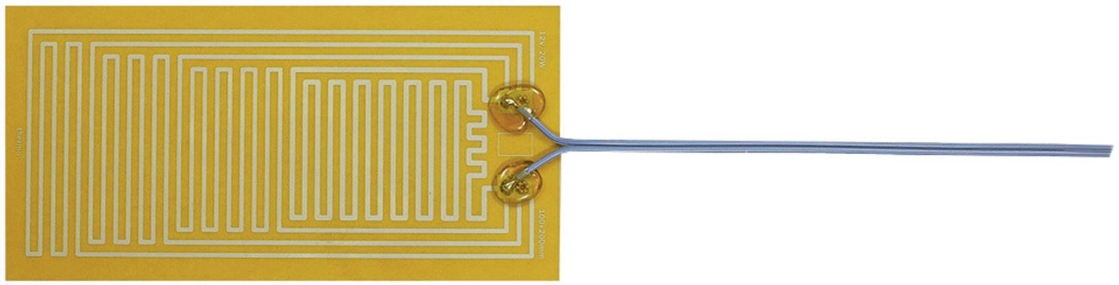 Thermo TECH polyester Feuille chauffante autocollant 12 V/DC, 12 V/AC 20 W Indice de protection IPX4 (L x l) 200 mm x 100 mm