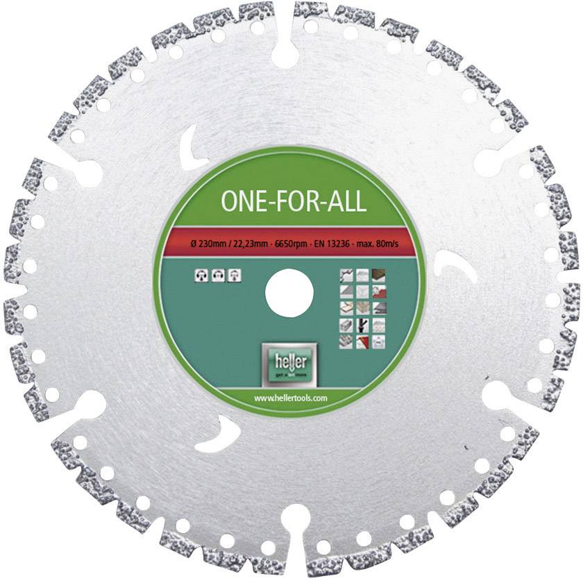 Heller 28679 4 Disque à tronçonner diamanté Diamètre 125 mm 1 pc(s)