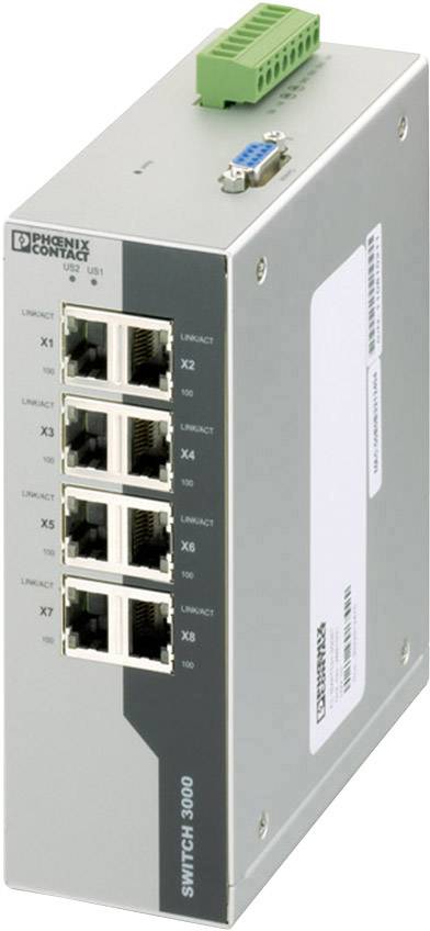 Phoenix Contact FL SWITCH 3008T Commutateur Ethernet industriel 10 / 100 MBit/s