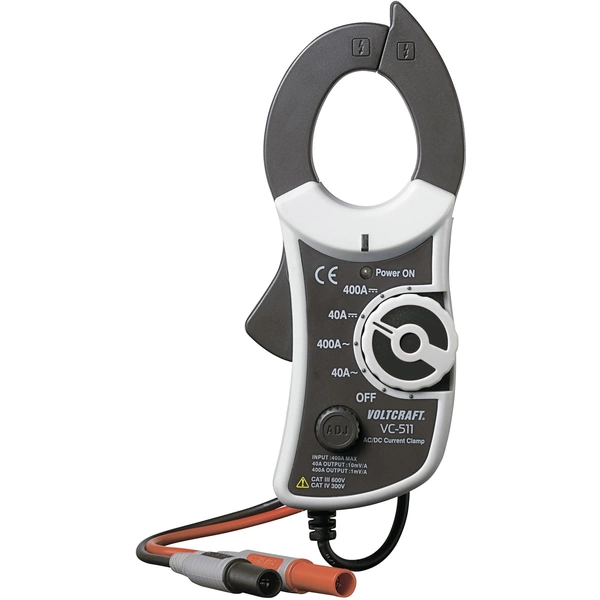 Adaptateur de pince ampèremétrique VOLTCRAFT VC-511 Gamme de mesure A/AC: 0 - 400 A Plage de mesure A/DC: 0 - 400 A 1 pc(s) Adaptateur de pince ampèremétrique VOLTCRAFT VC-511 Gamme de mesure A/AC: 0 - 400 A Plage de mesure A/DC: 0 - 400 A 1 pc(s)