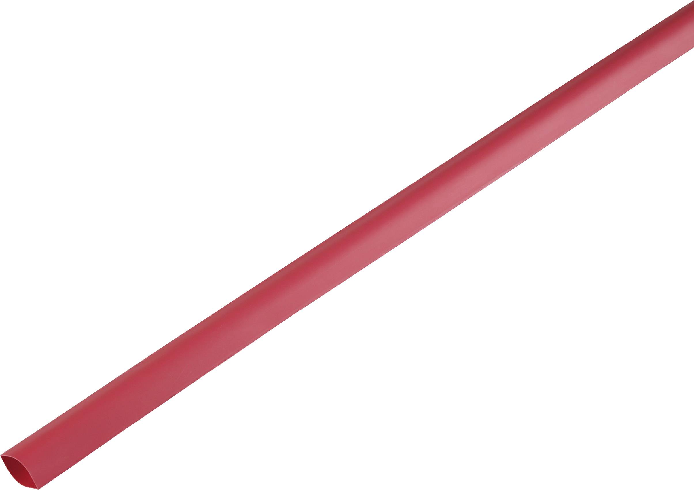 Gaine thermorétractable sans colle 2:1 TRU COMPONENTS 1225452 rouge Ø intérieur nominal (avant réduction): 16.70 mm Marchandise