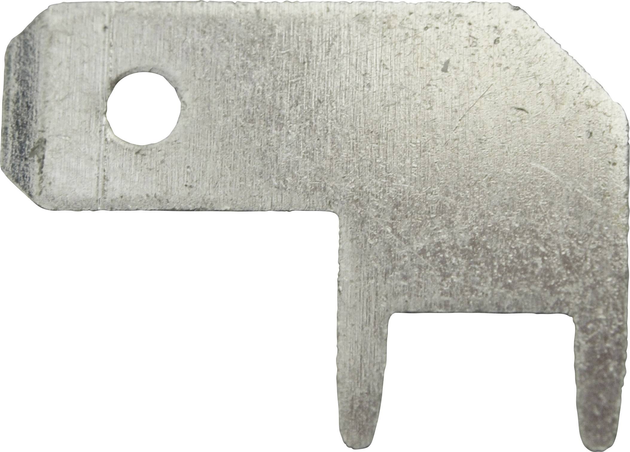 Languette 4.8 x 0.8 mm Vogt Verbindungstechnik 3827b08.68 90 ° non isolé métal 100 pc(s)