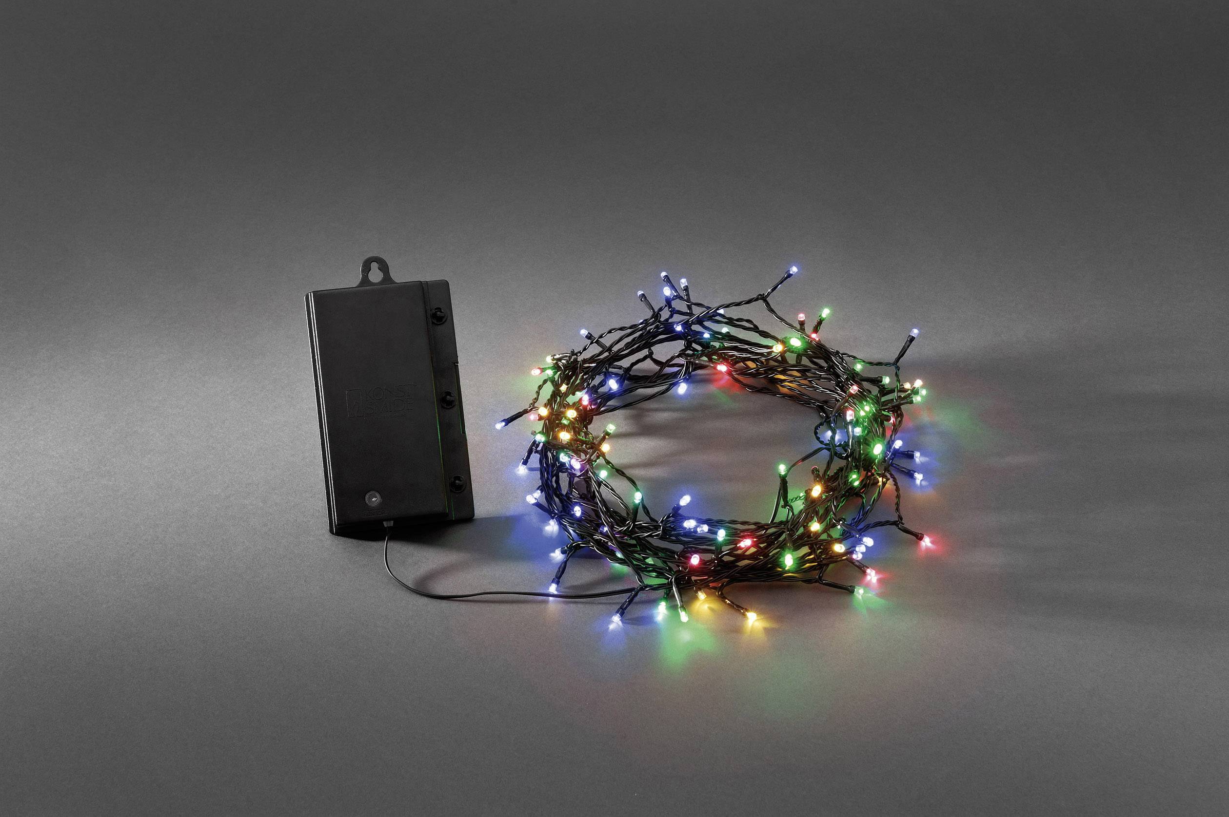 Konstsmide 3730-500 Micro guirlande lumineuse pour l'extérieur sur secteur Nombre de lumière 240 LED multicolore Longue