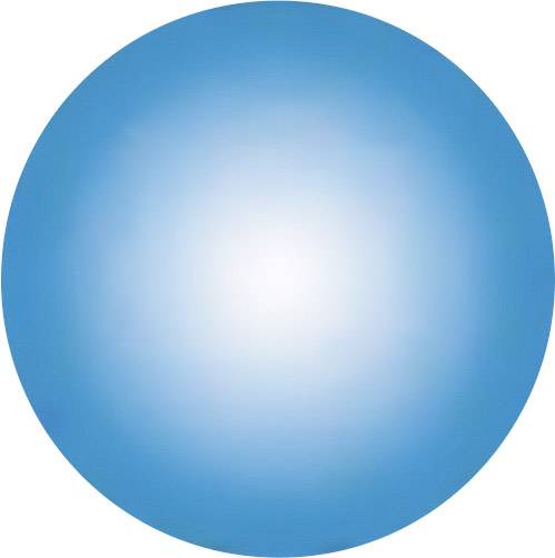 Un cercle bleu simple avec un dégradé doux allant d'un centre clair vers un bord plus foncé.