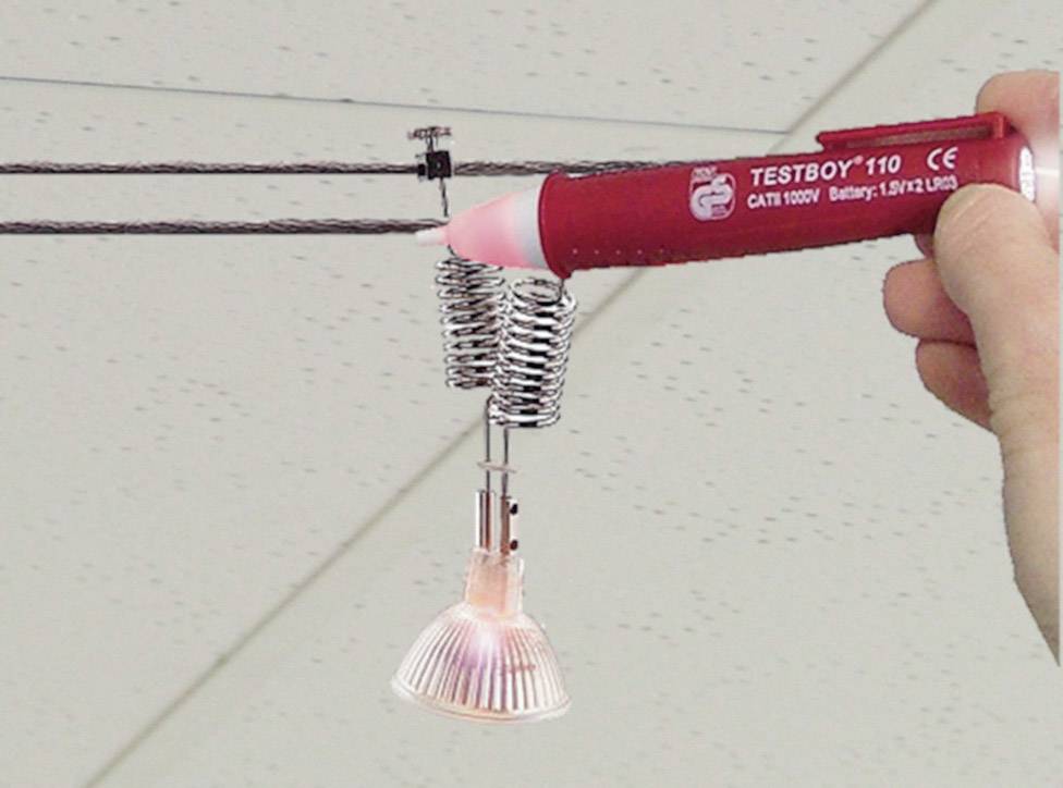 Détecteur de tension sans contact Testboy 110 CAT III 1000 V LED