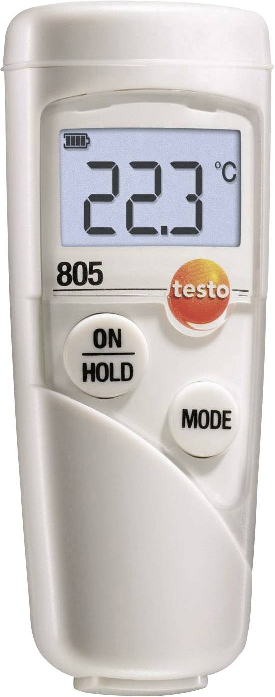 Thermomètre infrarouge testo 805 Optique 1:1 -25 - +250 °C étalonné d'usine (sans certificat)