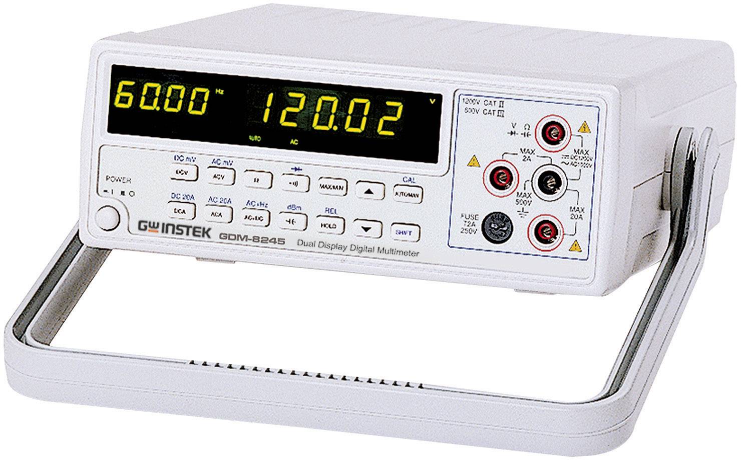GW Instek GDM-8245 Multimètre de table numérique CAT II 500 V Affichage (nombre de points): 50000