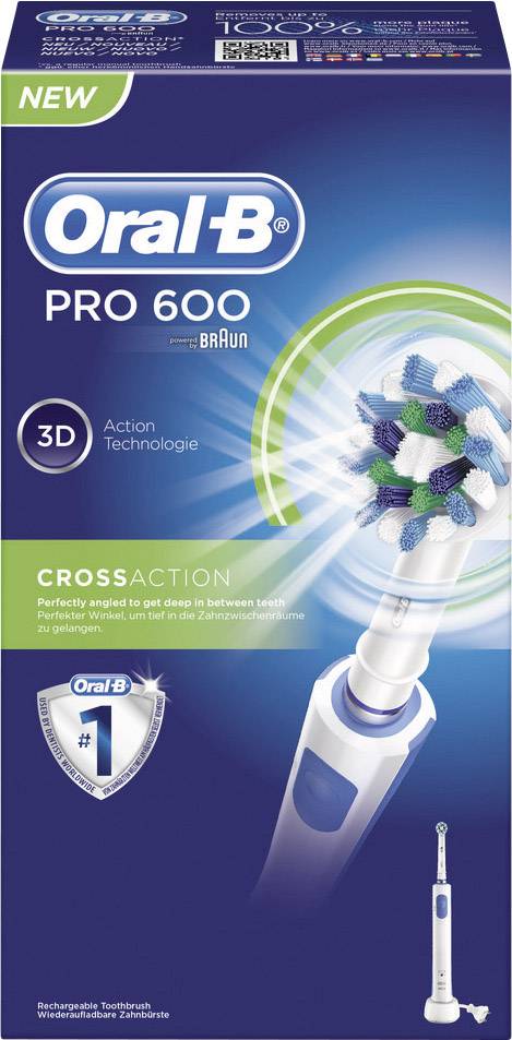 Brosse à dents électrique Oral-B Pro 600 Cross Action 09626