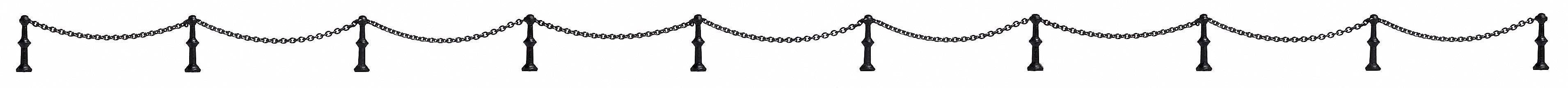 Clôture avec poteaux H0 Busch 1023 1 set