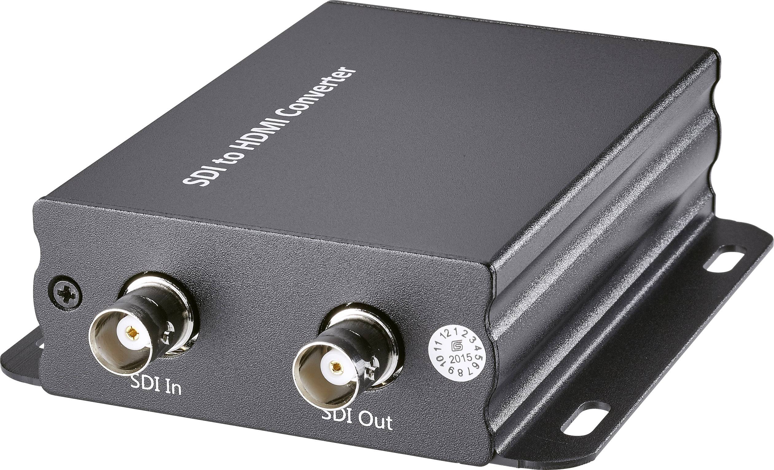 Convertisseur AV SpeaKa Professional SP-4923216 [1x SDI - 1x HDMI femelle, SDI] noir