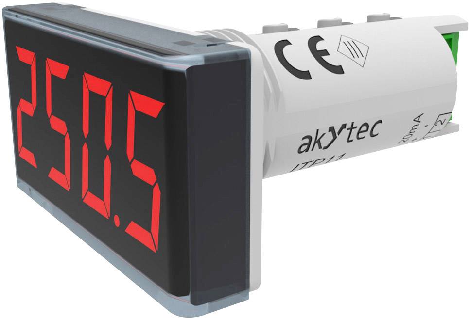 akYtec ITP11 Appareil de mesure numérique à encastrer 4 - 20 mA