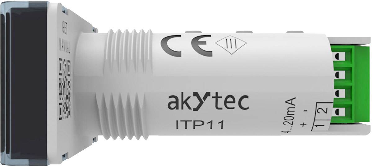 akYtec ITP11 Appareil de mesure numérique à encastrer 4 - 20 mA